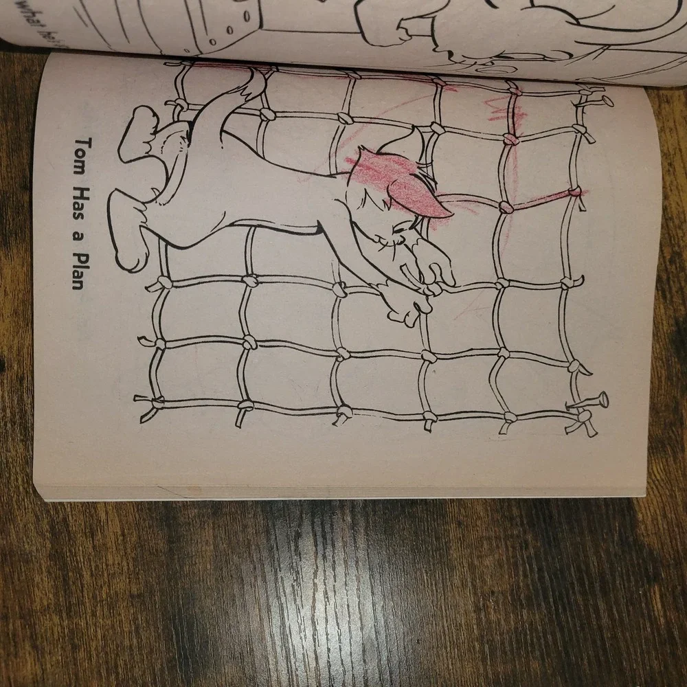 VINTAGE‎ MGM'S TOM & JERRY ACTIVITY BOOK (1984, 224 PAGES) -- FREE SHIPPING!!!
